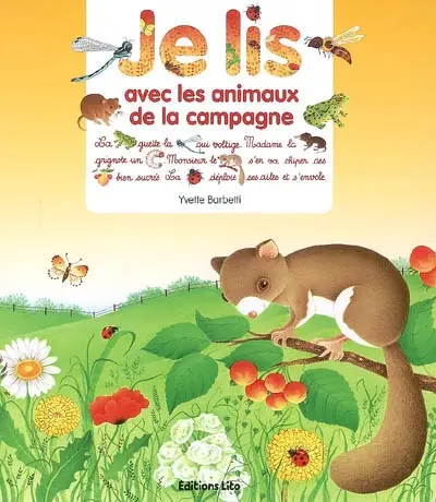 Je lis avec les animaux de la campagne