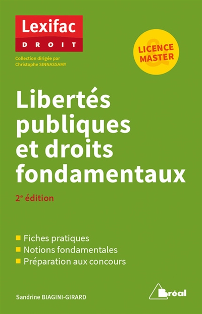 Libertés publiques et droits fondamentaux : licence & master