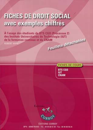 Fiches de droit social :...