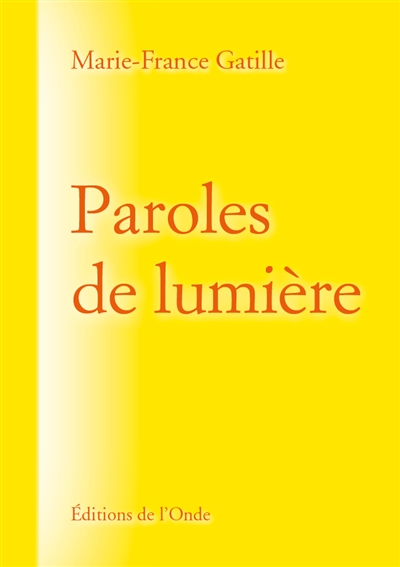 Paroles de lumière