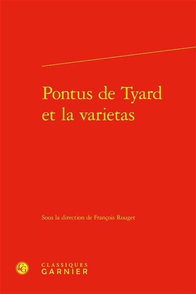 Pontus de Tyard et la varietas