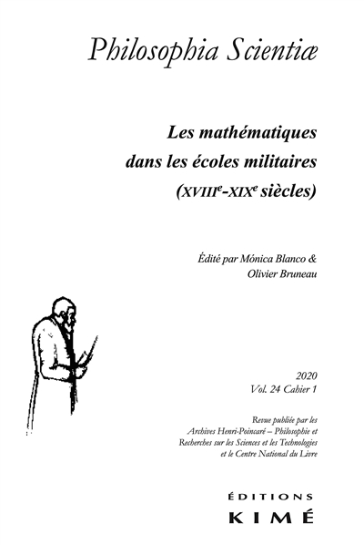 Philosophia scientiae, n° 24-1. Les mathématiques dans les écoles militaires (XVIIIe-XIXe siècles)