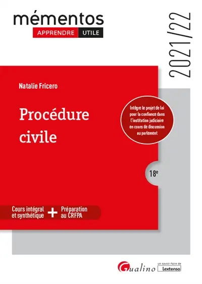 Procédure civile : 2021-2022