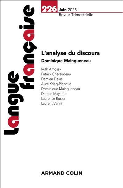 Langue française, n° 226