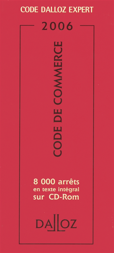 Code de commerce 2006