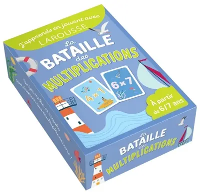 La Bataille des Multiplications : J'apprends en jouant avec Larousse