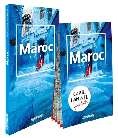 Maroc : guide et carte laminée