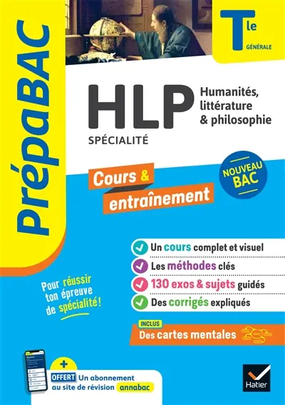 HLP, humanités, littérature & philosophie spécialité terminale générale : nouveau bac