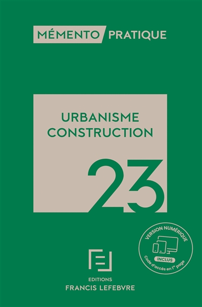 Urbanisme, construction 2023