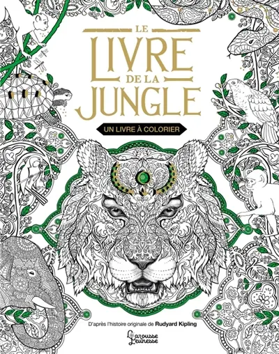 Le livre de la jungle : Un livre a colorier