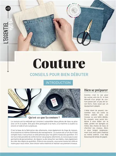 Couture : conseils pour bien débuter