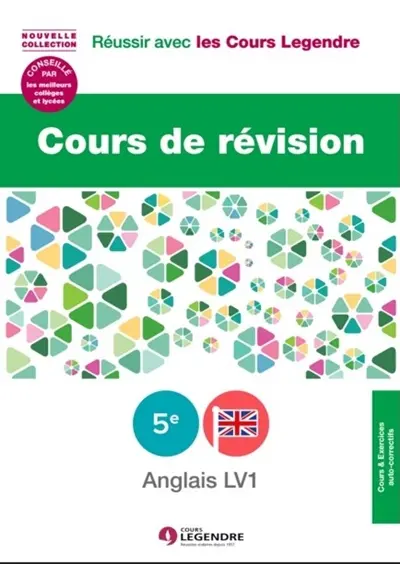 Anglais LV1, 5e : cours de révision