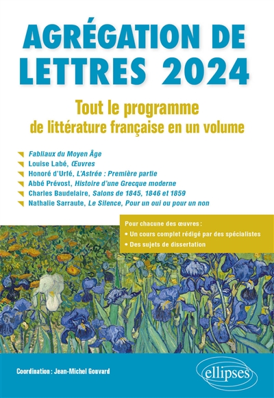 Agrégation de lettres 2024 : tout le programme de littérature française en un volume