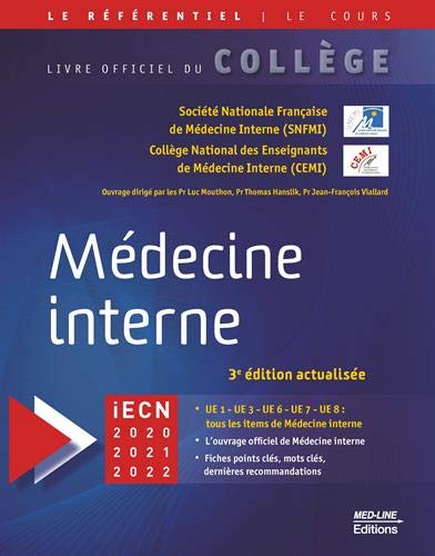 Médecine interne : iECN 2020, 2021, 2022