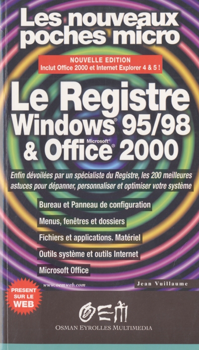 La base de registre Windows 95/98 et Office 2000