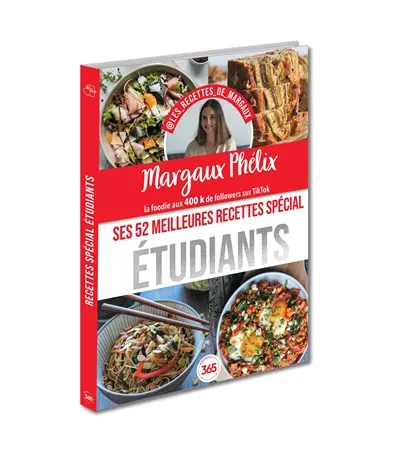 Margaux Phélix @les_recettes_de_margaux : ses 52 meilleures recettes spécial étudiants