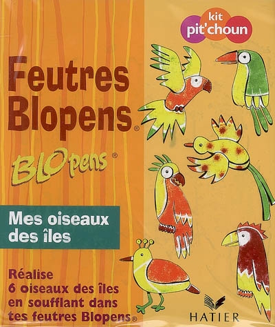 Feutres Blopens : mes oiseaux des îles