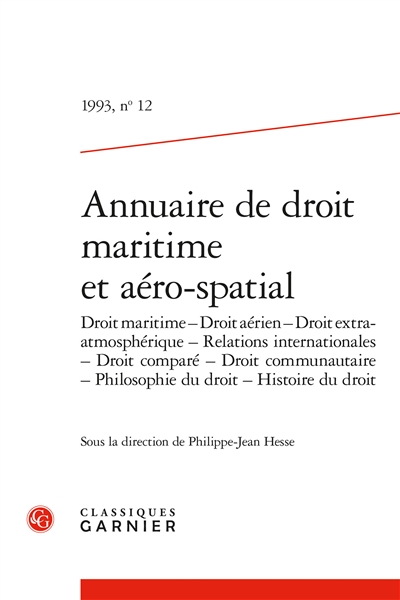 Annuaire de droit maritime...