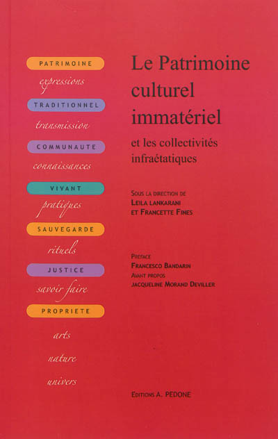 Le patrimoine culturel immatériel et les collectivités infraétatiques : dimensions juridiques et régulation