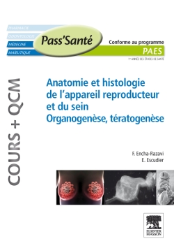 Anatomie et histologie de l'appareil reproducteur et du sein : organogenèse, tératogenèse