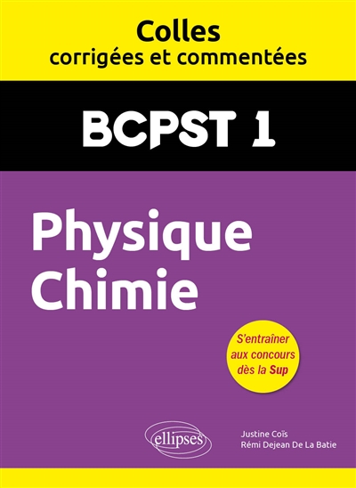 Physique chimie BCPST 1