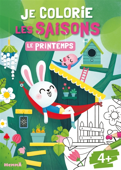 Je colorie les saisons : Le printemps