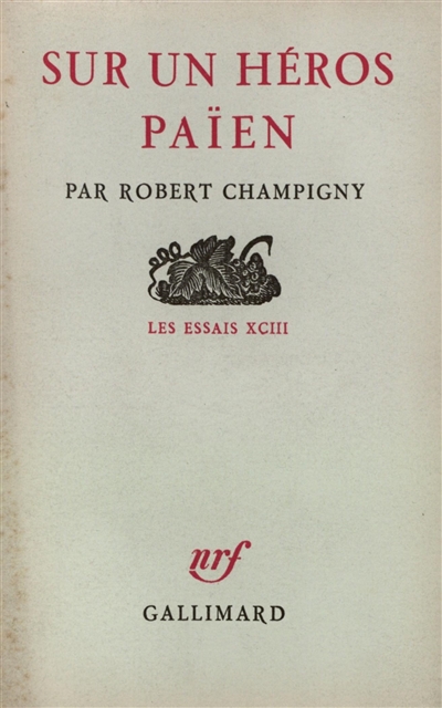 Sur un héros païen