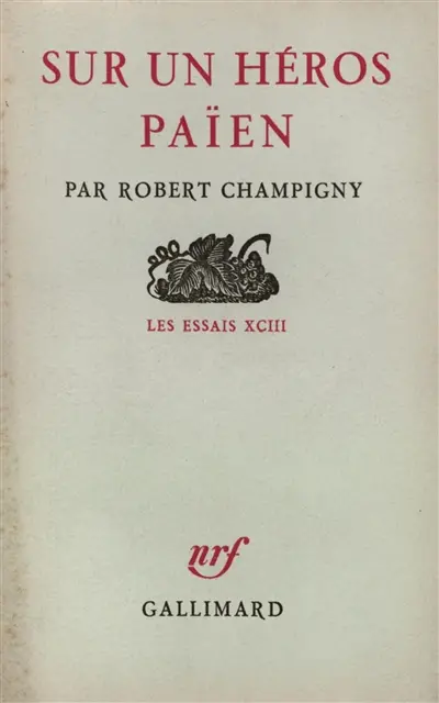 Sur un héros païen