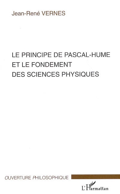 Le principe de Pascal-Hume et le fondement des sciences physiques