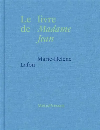 Le livre de Madame Jean