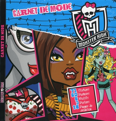 Monster High. Vol. 2. Carnet de mode : bleu