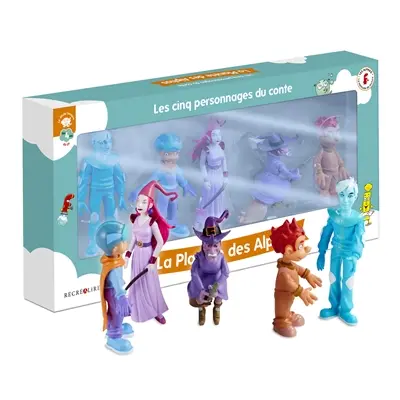 La planète des Alphas. Les cinq personnages du conte