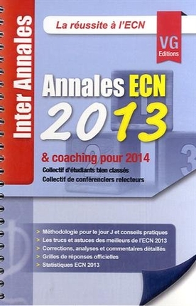 Annales ECN 2013 : & coaching pour 2014