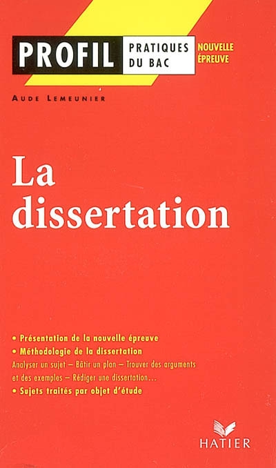 La dissertation