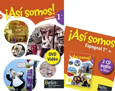 Asi somos ! : 1re, espagnol, B1 : coffret DVD + CD classe