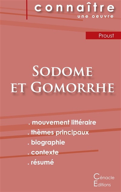 Fiche de lecture Sodome et...