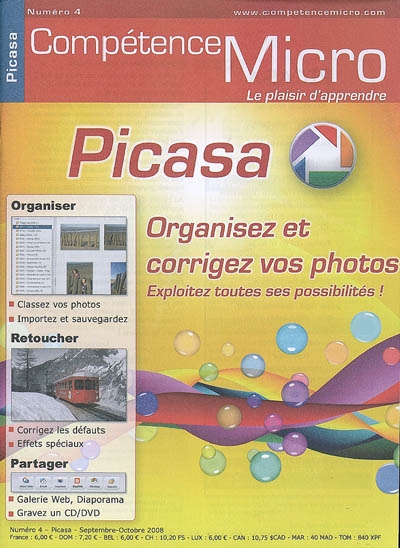 Compétence Micro, n° 4. Picasa : organisez et corrigez vos photos