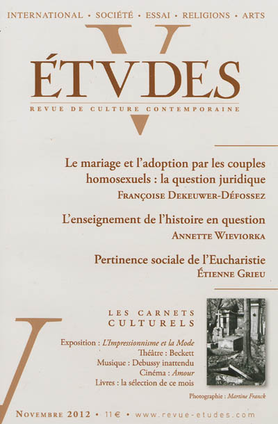 Etudes, n° 417-5