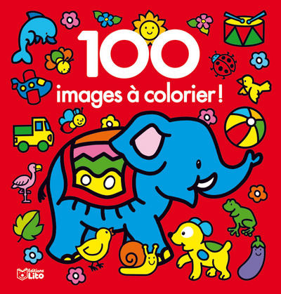 L'éléphant : 100 images à colorier