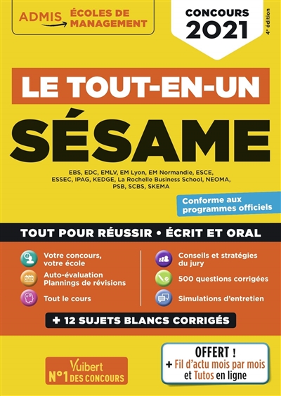 Sésame : EBS, EDC, EMLV, EM...