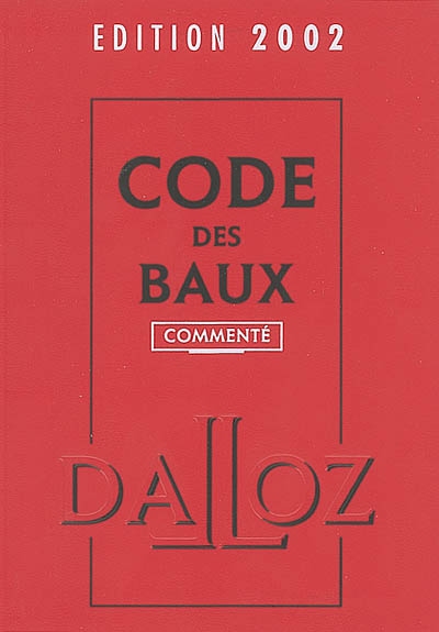 Code des baux, édition 2002