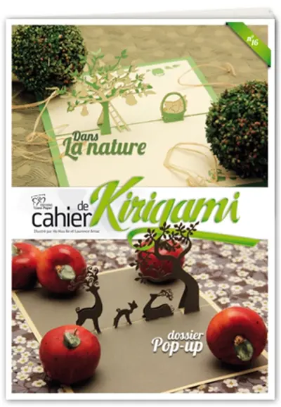 Cahier de kirigami, n° 16. Dans la nature