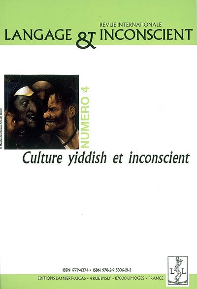 Langage & inconscient, n° 4. Culture yiddish et inconscient