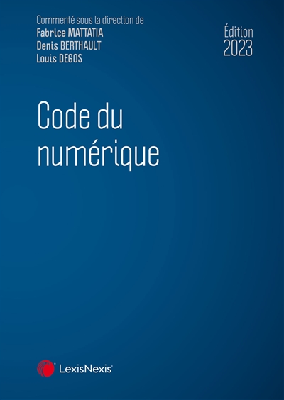 Code du numérique 2023