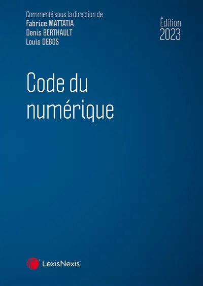 Code du numérique 2023