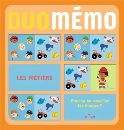 Duo mémo : Les métiers : Sauras-tu associer les images ?