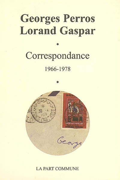 Correspondance : 1966-1978