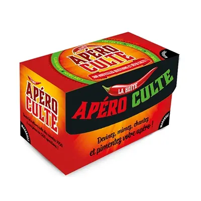 La boîte apéro culte : 500 nouvelles questions et défis culte ! : répliques, événements, séries TV, oeuvres, marques