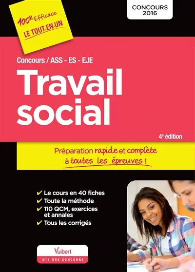 Travail social : concours ASS, ES, EJE : 2016