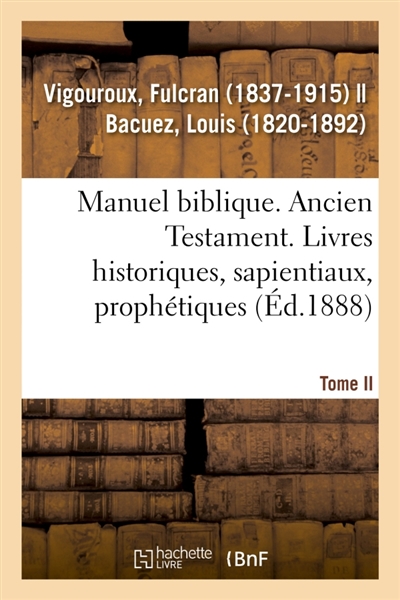 Manuel biblique ou Cours...